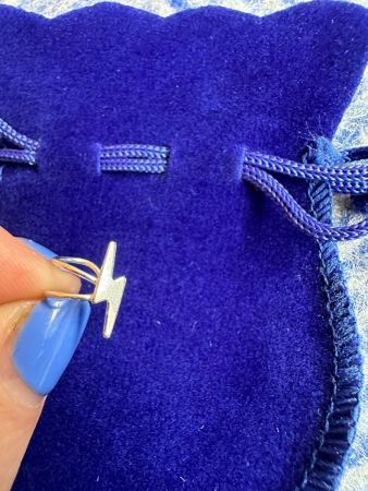 Lightning Bolt Double-contact Ear Cuff