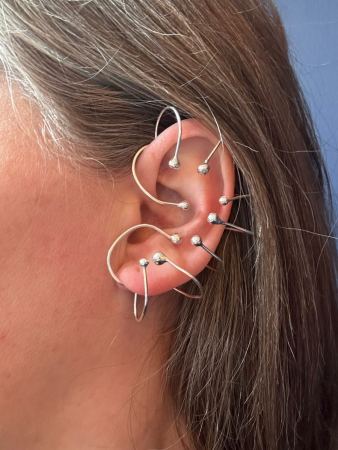 Nine Ball Sputnik Full Ear Cuff