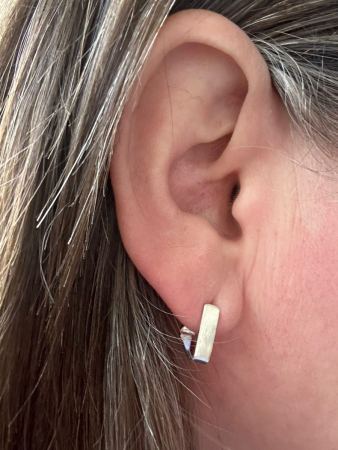 Triangle Hoop Earrings  - Size 1