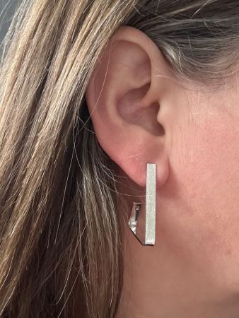 Triangle Hoop Earrings  - Size 4